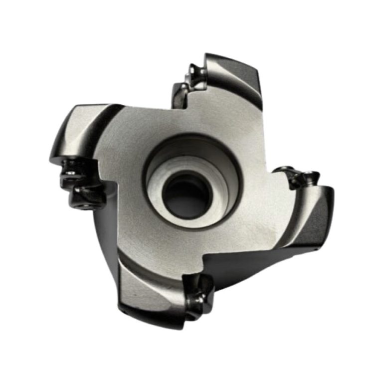 SpeTool - Fresa De Superficie Para Madera, 75 Mm Corte, Vástago 12 Mm - 2+2 Insertos Carburo Tungsteno - CNC, Cepilladora