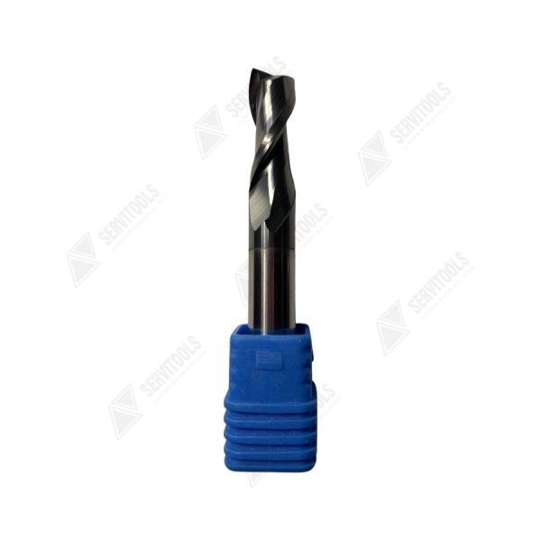 Fresa Cilíndrica Metal duro 2F 10% Co TIAIN D5