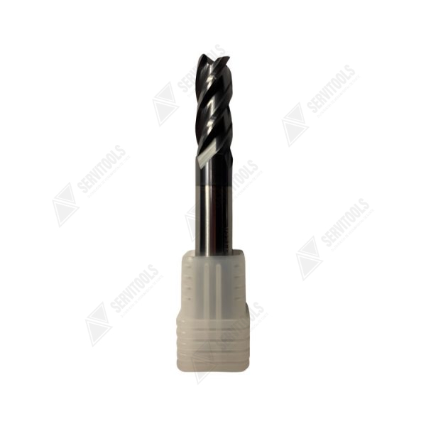 Fresa Cilíndrica Metal duro 4F 10% CO TIAIN D16