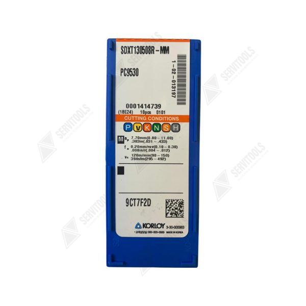 Inserto Korloy SDXT 130508R MM PC 9530 - Imagen 3