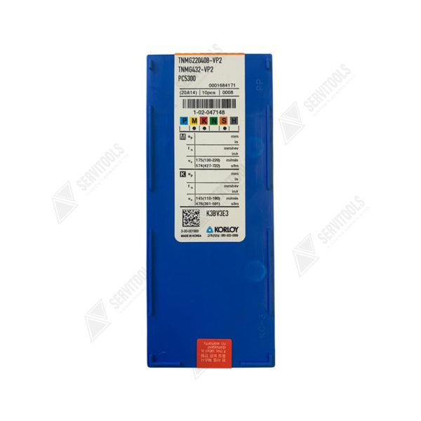 Inserto Korloy TNMG 220408 VP2 PC5300 - Imagen 3