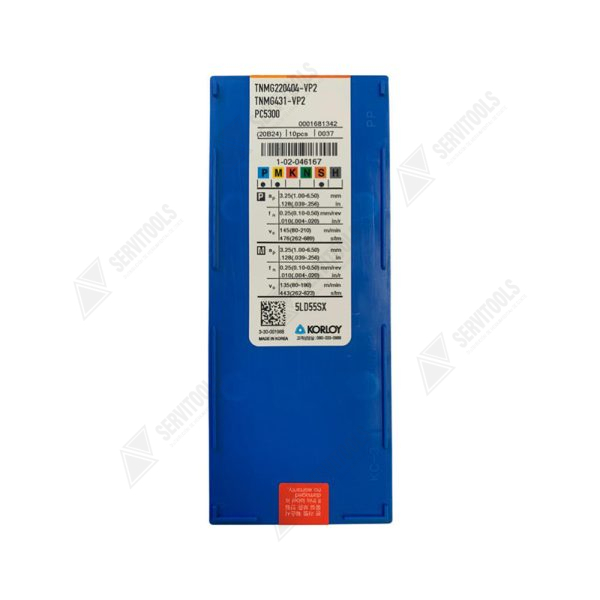 Inserto Korloy TNMG 220404 MP NC3225 - Imagen 3