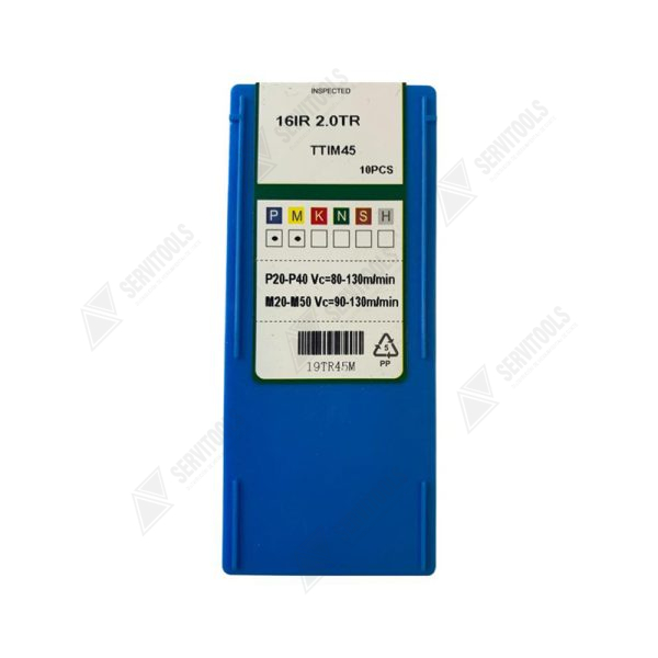 Inserto Metomet de Roscado Trapezoidal 16IR 2.0TR TTIM45 - Imagen 3