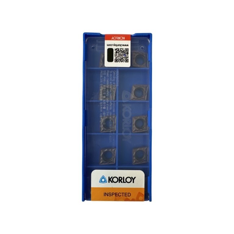 Original KORLOY Dreheinsatz CCMT09T308-HMP LM9810 – Für Stahl, Gusseisen & Edelstahl, TiAIN-beschichtet