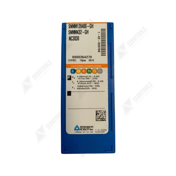 Inserto Korloy SNMM 120408 GH NC3030 - Imagen 3
