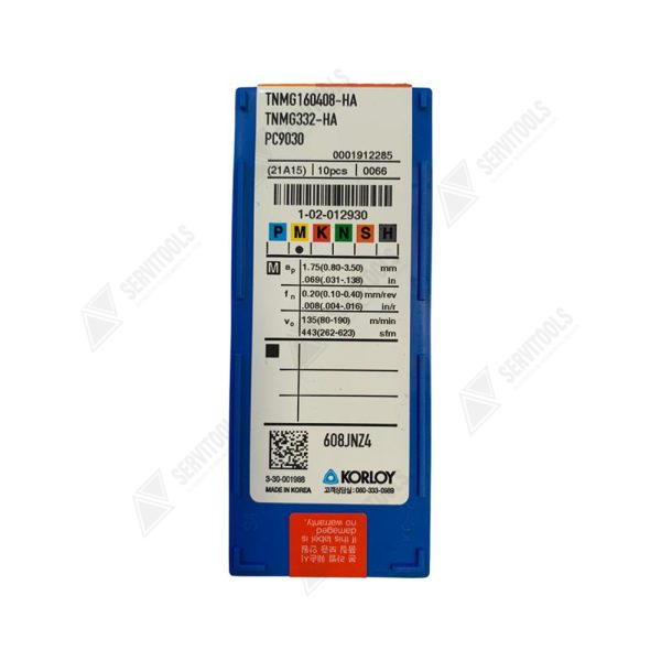 Inserto Korloy TNMG 160408 HA PC9030 - Imagen 3