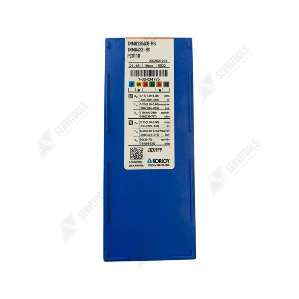 Inserto Korloy TNMG 220408 HS PC8110 - Imagen 3