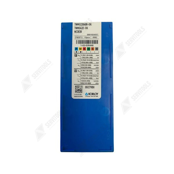 Inserto Korloy TNMG 220408 GK NC3030 - Imagen 3