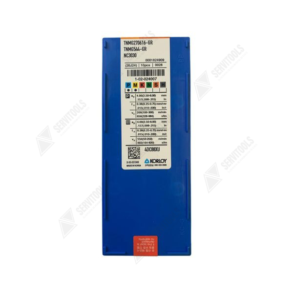 Inserto Korloy TNMG 270616 GR NC3030 - Imagen 3