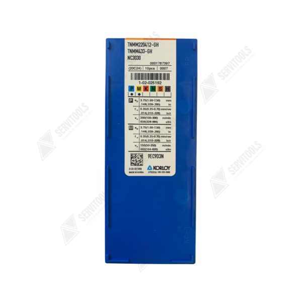Inserto Korloy TNMM 220412 GH NC3030 - Imagen 3