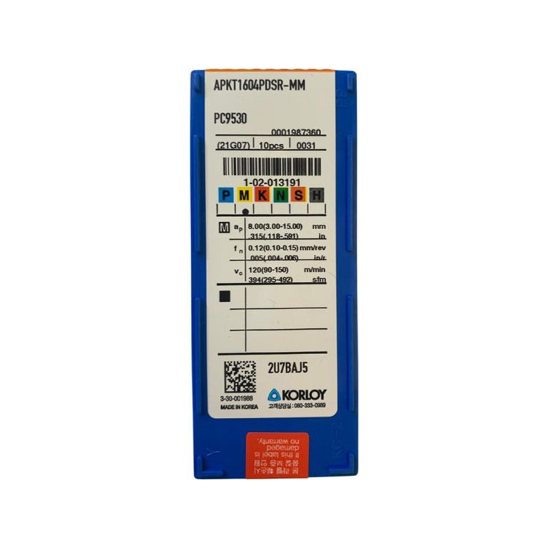 KORLOY 100% Original APKT APKT16 APKT1604 APKT1604PDFR MA