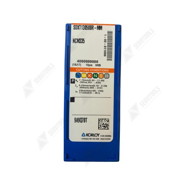 Inserto Korloy SDXT 130508R MM NCM335 - Imagen 3