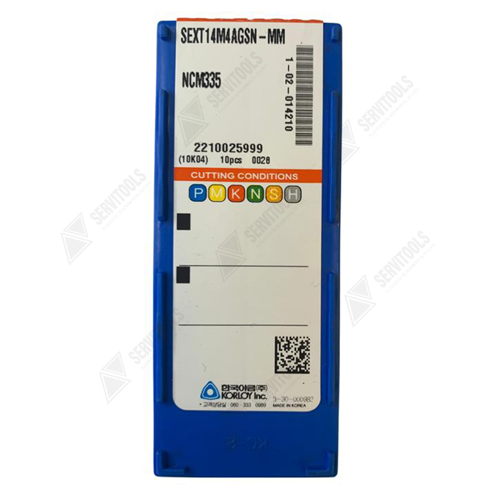 Inserto Korloy SEXT 14M4AGSN MM NCM335 - Imagen 3