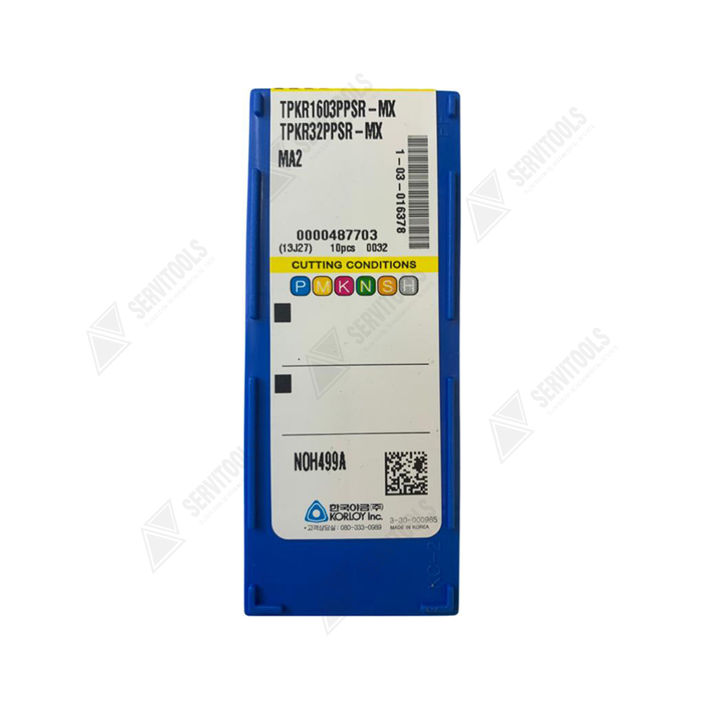 Inserto Korloy TPKR 1603PPSR MX MA2 - Imagen 3
