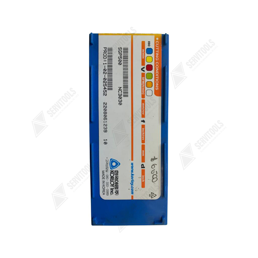 Inserto Korloy SGP500 NC3030 - Imagen 3