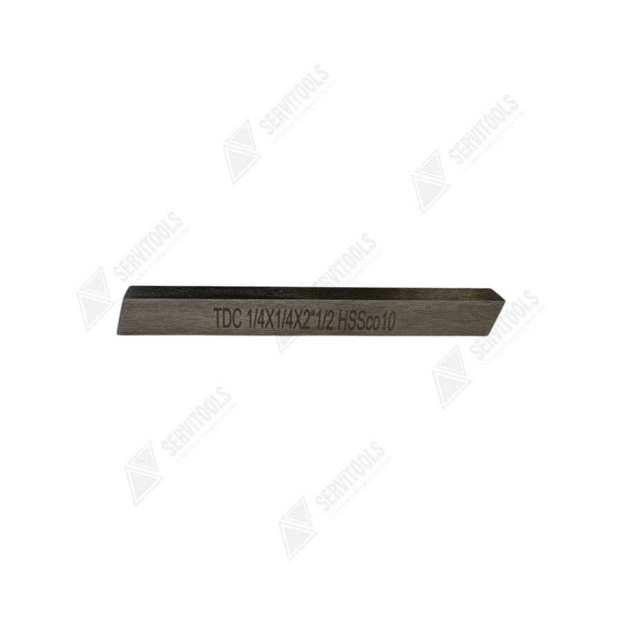 Acero cuadrado HSS 10%Co 1/4x2" 1/2